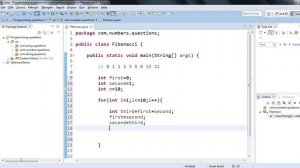 #19: Fibonacci series java programming interview question for selenium testers