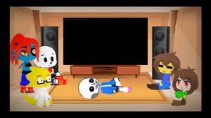 UNDERTALE react to BAD TIME TRIO RECALL'KNOWLEDGE Phase 3