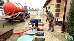 Обслуживание септика "Экопан" нашим партнером компанией "Панком"