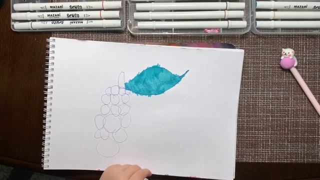 Рисуем Виноград. смотреть онлайн