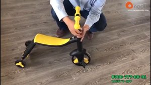 Самокат Nadle 3 в 1, обзор деталей и инструкция! 8700-777-00-91