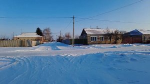 Мороз и солнце в селе Питерка Саратовской области