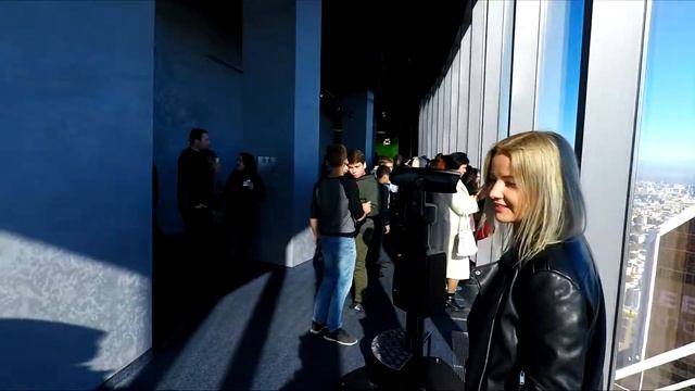 89 этаж башня Федерация в Москва-сити. Обзорная площадка 360 градусов