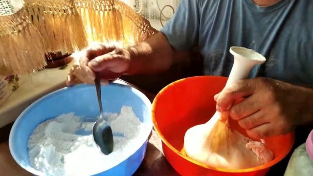 Делаем натуральный тяг из желудков 7-дневных козликов смотреть онлайн