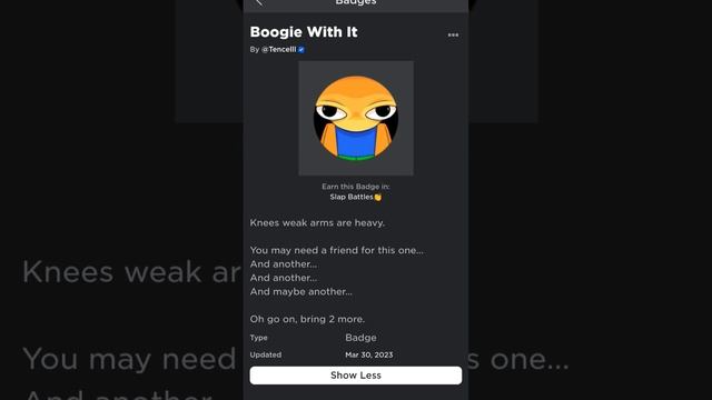 название бейджа изменили #slapbattles #роблокс #roblox смотреть онлайн