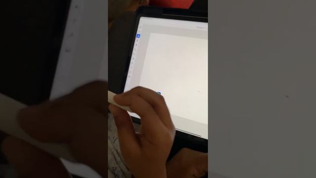 Vlad drawing Solar System in iPad Pro And Adobe Fresco