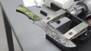 Нож Ацтек от Борис Dr. Alba Сталь м-390 Заточка ножей профиль к-02 Sergey Zhirov