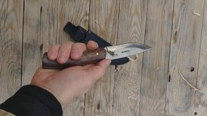 Нож для повседневного и скрытого ношения Сокол из стали 65х13 ручная работа Кизляр