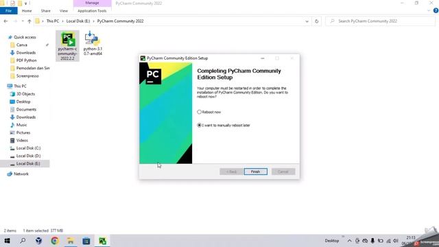 How to Install PyCharm Community 2022.2.2 [PYTHON 3.10.7] смотреть онлайн