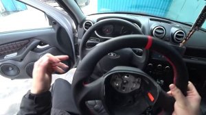 РУЛЬ AMG на ЛАДА ГРАНТА от LADACPS. Такой только у меня! Громкий ФРОНТ удивил соседей!