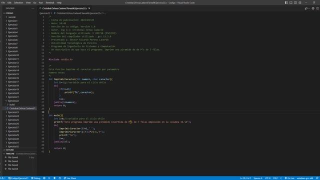 Cristobal Ochoa Cadavid Tarea06 Ejercicio22 c Codigo Visual Studio Code 2023 03 21 22 34 47 смотреть онлайн