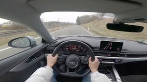 2018 AUDI A5 2.0 TDI 190HP *POV TEST DRIVE* + ACCELERATION