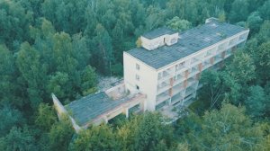 Заброшенный пансионат Лаговское с высоты птичьего полёта. Mavic Pro