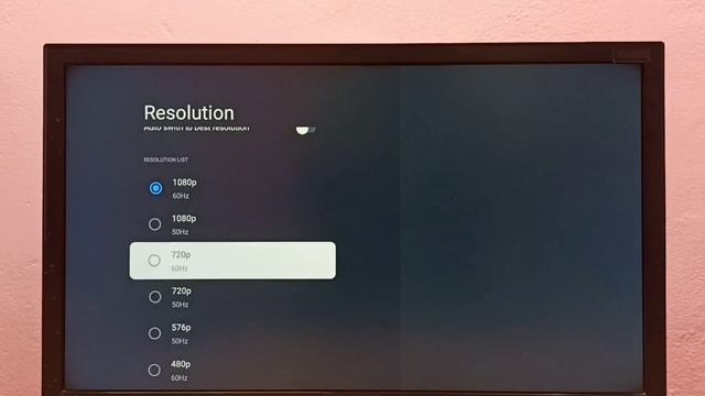 How to Change Screen Resolution HD, FULL HD, 4K on SONY TV | Google TV ...
