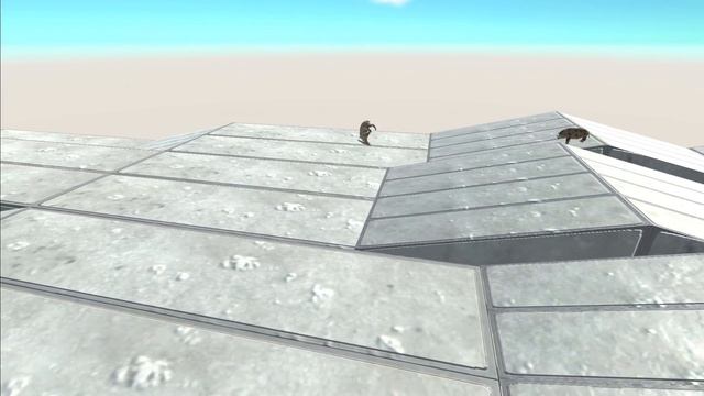 Animal speed race. Long straight course! | Animal Revolt Battle Simulator смотреть онлайн