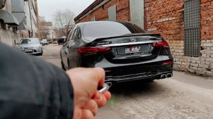 Испугался даже микрофон! Тюнинг выхлопа Mercedes E200
