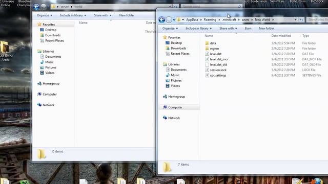 How to load a Minecraft Singleplayer World into a Multiplayer Server [Windows] смотреть онлайн