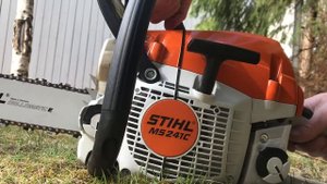 Stihl MS 241 C first start