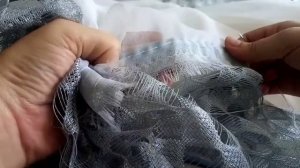 Как зашить/отремонтировать капроновую занавеску/штору/изделия из капрона