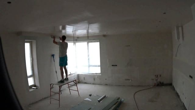 ШПАКЛЕВКА 300м2 за день, НА ДВА СЛОЯ смотреть онлайн