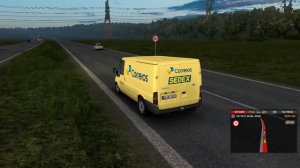 Descendo a serra Ford Transit Sedex ETS2!