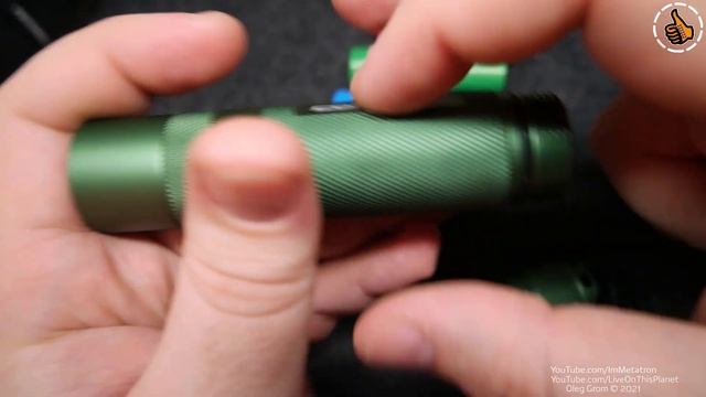 Convoy S21A - новый фонарь, обзор (SST40 5000K 4 режима) смотреть онлайн