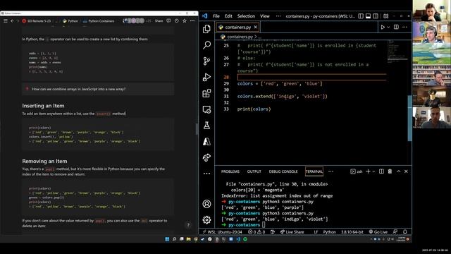 Python Containers