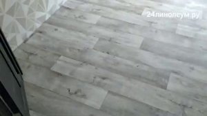 Укладка линолеума на не ровные бетонные полы с порожками Красноярск