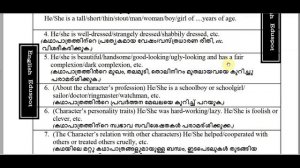 Character Sketches from Focus Area Lessons/ SSLC English Exam 2022 / Features of a Character Sketch