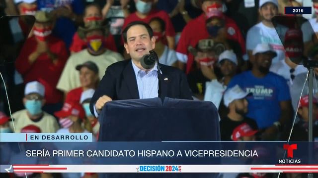 Antes lo llamaba 'Pequeño Marco'. Ahora Trump considera a Rubio como compañero | Noticias Telemundo смотреть онлайн
