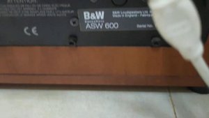 Test sub b&w ASW 600.. Made in ENGLAND