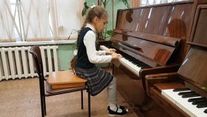 Ф.Бургмюллер "Этюд" соч. 100 №5 F-dur Исполняет Милана Плиева 3 класс