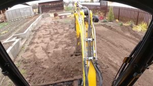 Правильная планировка участка мини экскаватор JCB погрузчик BOBCAT