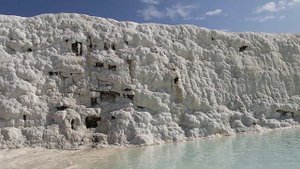 Pamukkale and Salda lake.  Памуккале и озеро Салда.