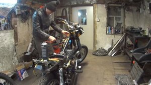 МОТОЦИКЛ СОВА С ПОРШНЕМ ОТ ХОНДЫ. ДЕНЬ 3