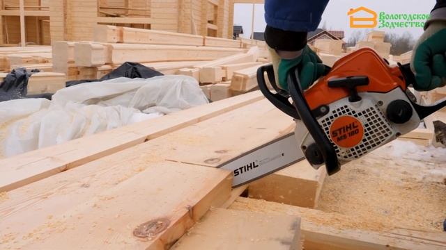 Обзор строительства дома из бруса в КП Петергофские дачи смотреть онлайн