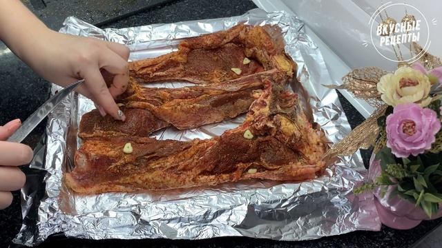 НЕЖНЕЙШИЕ! Говяжьи ребрышки в духовке. Сочные и пряные!ГОВЯЖЬИ РЕБРЫШКИ В ДУХОВКЕ ВКУСНЕЕ  ШАШЛЫКА