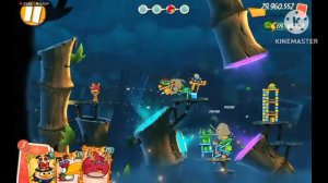 Angry birds 2 King Pig Panic 17/3/2023 & 18/3/2023 Thrilling ride after Daily Challenge Today