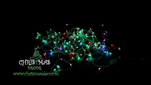 Светодиодная разноцветная гирлянда недорого смотреть онлайн
