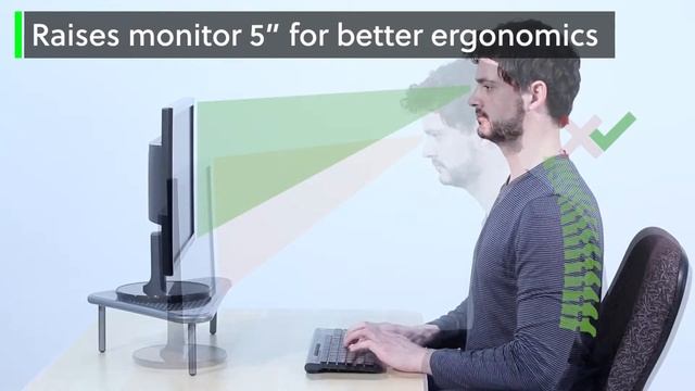 Allsop Metal Art Corner Monitor Stand - Best-Selling Ergonomic Monitor Riser смотреть онлайн