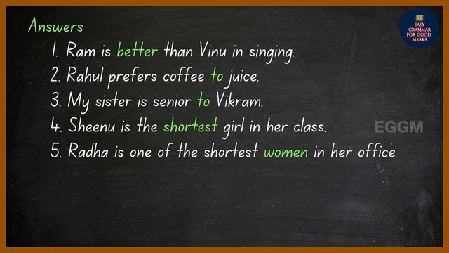 WORKSHEET for Degrees of Comparison | EGGM смотреть онлайн