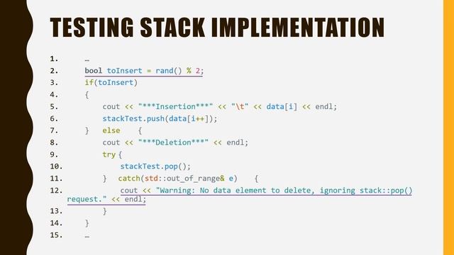 Data Structures Module3 Queue and Stack Part 3 (Stack implementation)