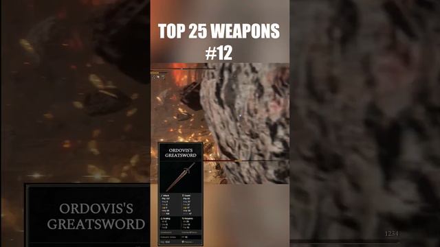 Top 25 Elden Ring Weapons. 12 Ordovis's Greatsword #eldenring  #eldenringgameplay