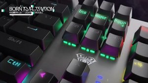 Механическая клавиатура с подсветкой, игровая AULA