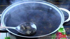 Гречневый суп с опятами