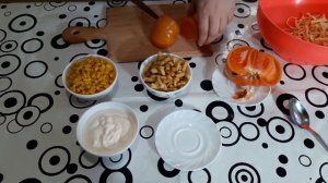 Вкусный салат с сыром косичка за 3 минутки!!!