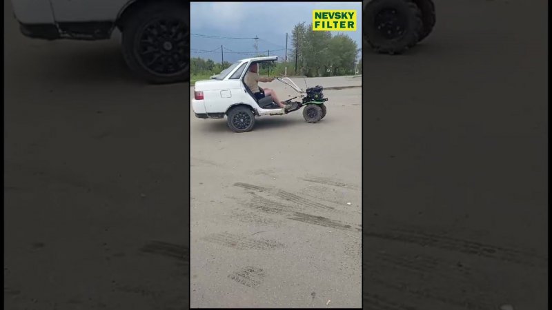 Русская смекалочка  #car #automobile #невскийфильтр #россия #юмор