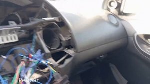 Замена радиатора печки Geely Mk. Полный процесс замены радиатора.