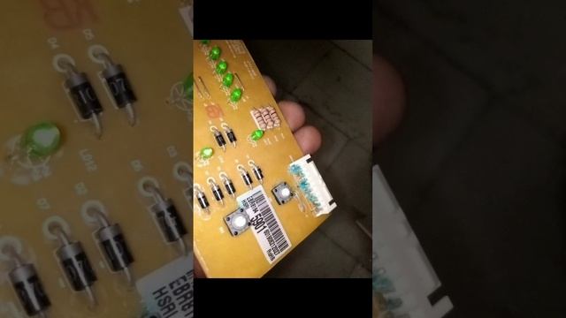 Refrigerator double door pcb problem#video#lg#viral