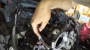 Замена цепей ГРМ на BMW X3 E83 M47/T2 Сборка